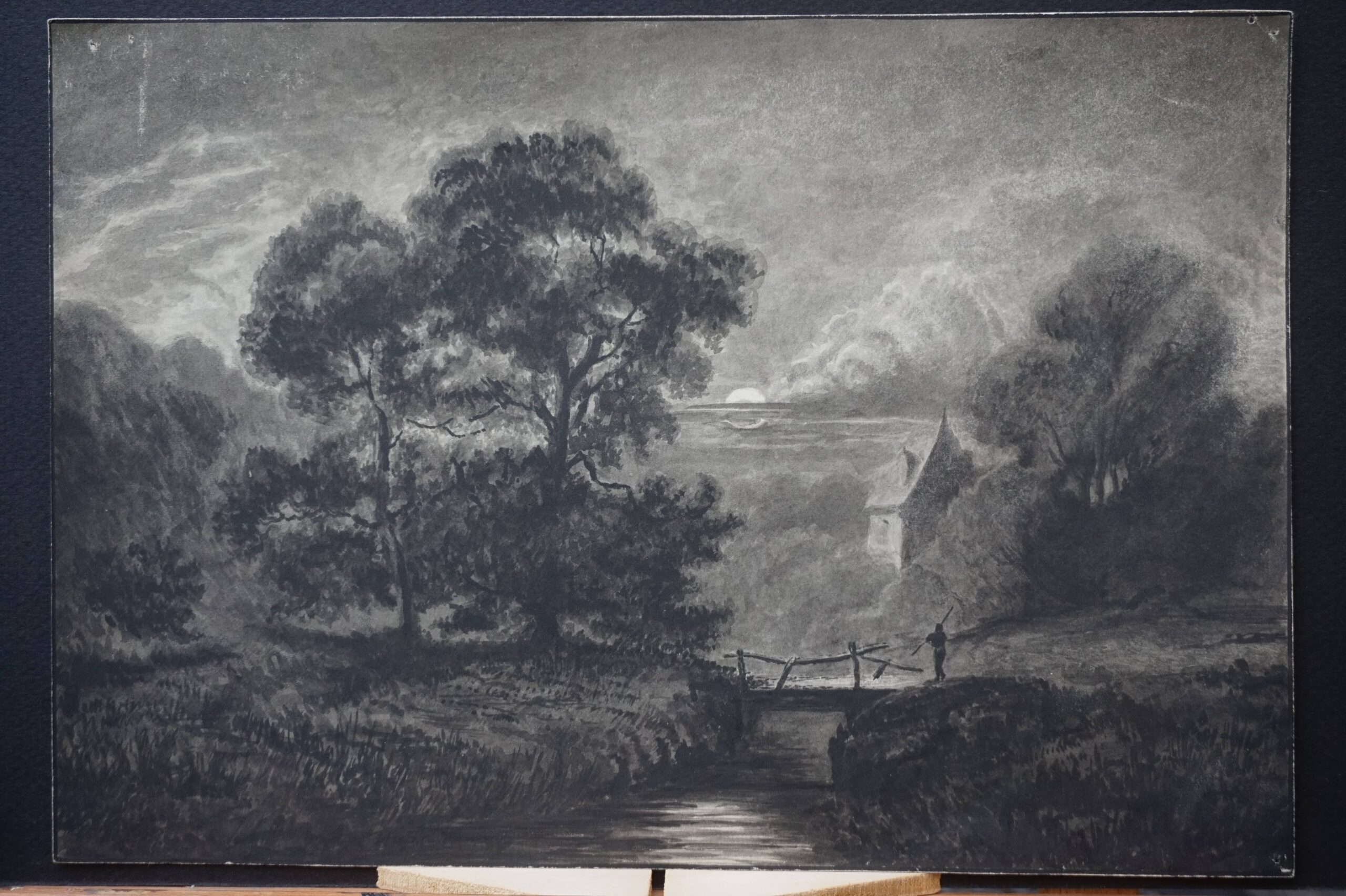 Anonyme, Promenade au clair de lune - Image 3