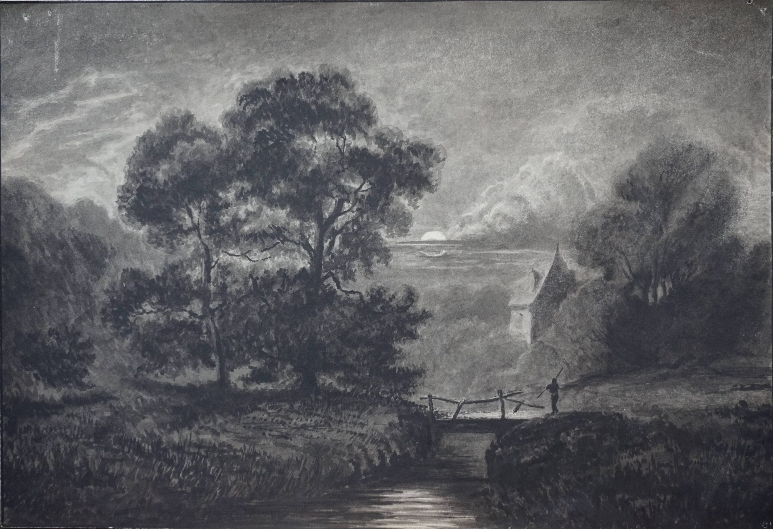 Anonyme, Promenade au clair de lune