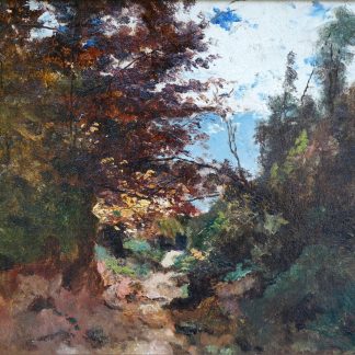 Joseph Coosemans, Chemin creux en automne