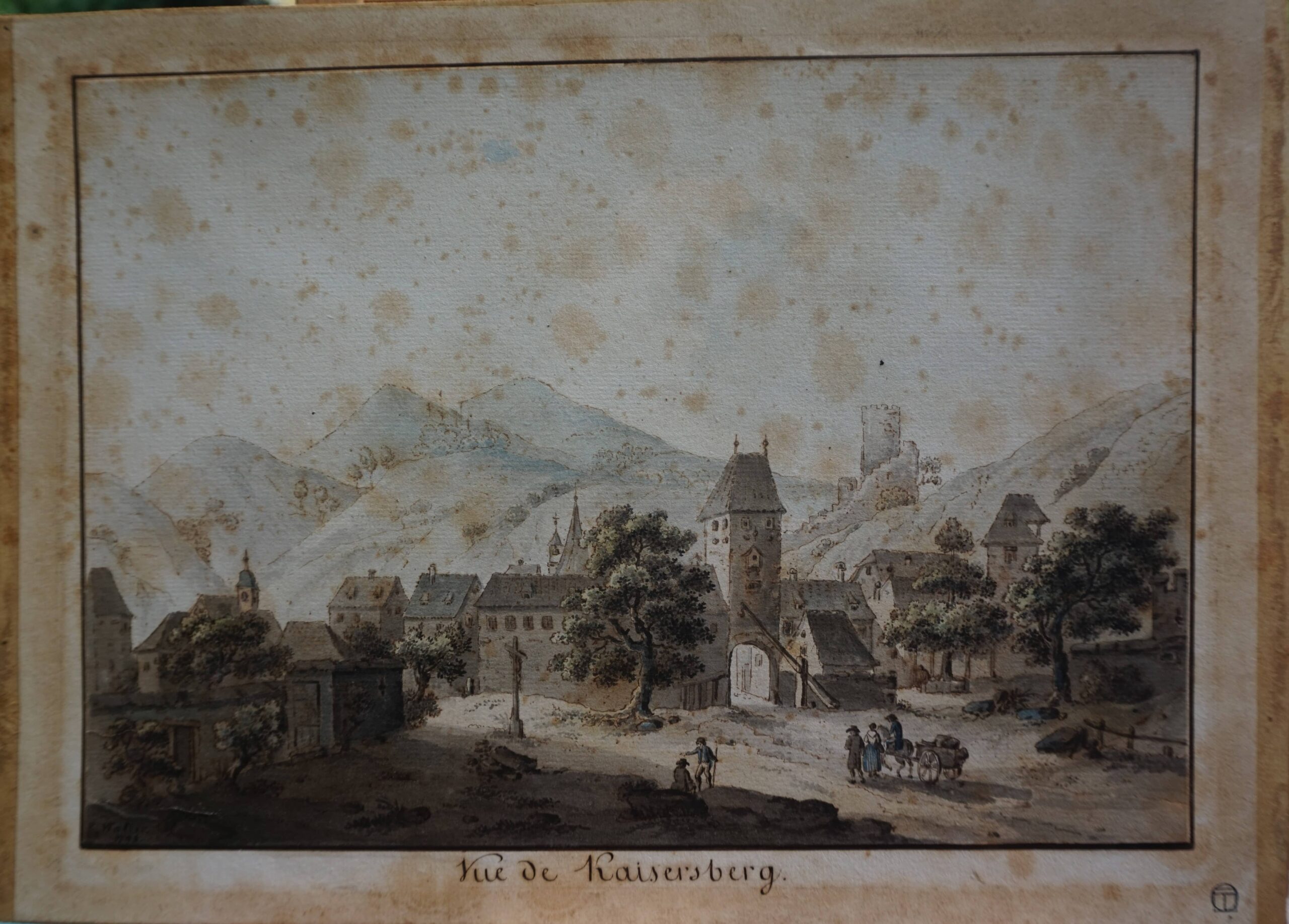 François Walter, Vue de Kaisersberg - Image 3