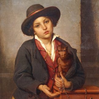 Alexandre Robert, Jeune montreur de singe italien