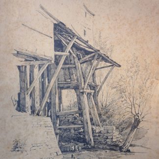 Constant Cornelis Huijsmans, Partie de bâtisse en bois